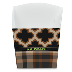 Moroccan & Plaid French Fry Favor Boxes (Personalized)