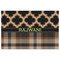 Moroccan & Plaid Indoor / Outdoor Rug - 2'x3' - Front Flat