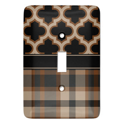 Moroccan & Plaid Light Switch Cover