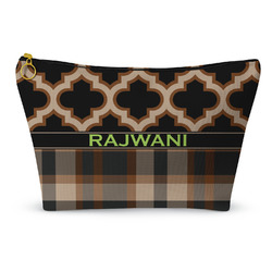 Moroccan & Plaid Makeup Bag (Personalized)