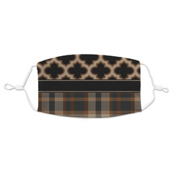 Moroccan & Plaid Adult Cloth Face Mask - Standard