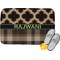 Moroccan & Plaid Memory Foam Bath Mats