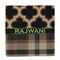 Moroccan & Plaid Party Favor Gift Bag - Matte - Front