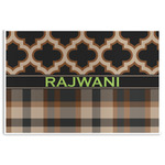 Moroccan & Plaid Disposable Paper Placemats (Personalized)