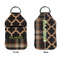 Moroccan & Plaid Sanitizer Holder Keychain - Small APPROVAL (Flat)