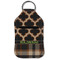 Moroccan & Plaid Sanitizer Holder Keychain - Small (Front Flat)