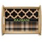 Moroccan & Plaid Serving Tray Wood Large - Main