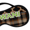 Moroccan & Plaid Sleeping Eye Mask - DETAIL Large