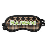 Moroccan & Plaid Sleeping Eye Mask (Personalized)