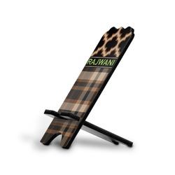 Moroccan & Plaid Stylized Cell Phone Stand - Large (Personalized)