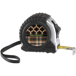 Moroccan & Plaid Tape Measure (25 ft) (Personalized)