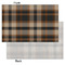 Moroccan & Plaid Tissue Paper - Heavyweight - Small - Front & Back