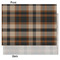 Moroccan & Plaid Tissue Paper - Lightweight - Medium - Front & Back