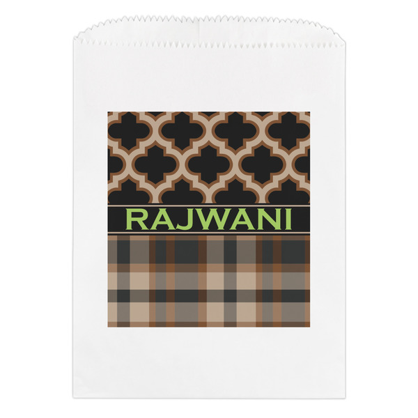 Custom Moroccan & Plaid Treat Bag (Personalized)