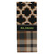 Moroccan & Plaid Wine Gift Bag - Matte - Front