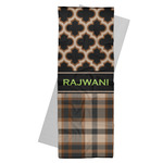 Moroccan & Plaid Yoga Mat Towel (Personalized)