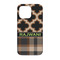 Moroccan & Plaid iPhone 13 Case - Back