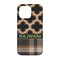 Moroccan & Plaid iPhone 13 Pro Case - Back