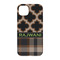 Moroccan & Plaid iPhone 14 Case - Back
