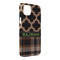 Moroccan & Plaid iPhone 14 Plus Case - Angle