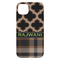 Moroccan & Plaid iPhone 14 Plus Case - Back