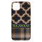 Moroccan & Plaid iPhone 14 Pro Max Case - Back