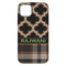 Moroccan & Plaid iPhone 14 Pro Max Tough Case - Back