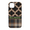 Moroccan & Plaid iPhone 14 Tough Case - Back