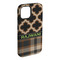 Moroccan & Plaid iPhone 15 Plus Tough Case - Angle