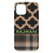 Moroccan & Plaid iPhone 15 Plus Tough Case - Back