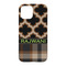 Moroccan & Plaid iPhone 15 Pro Case - Back