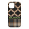 Moroccan & Plaid iPhone 15 Pro Tough Case - Back