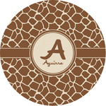 Giraffe Print Multipurpose Round Labels - 1" (Personalized)