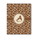 Giraffe Print Wood Print - 11x14 (Personalized)