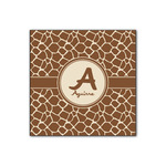 Giraffe Print Wood Print - 12x12 (Personalized)