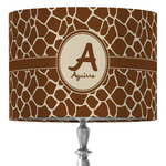 Giraffe Print 16" Drum Lamp Shade - Fabric (Personalized)