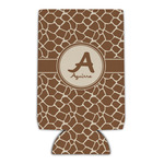 Giraffe Print Can Cooler (16 oz) (Personalized)