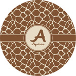 Giraffe Print Multipurpose Round Labels - 2" (Personalized)