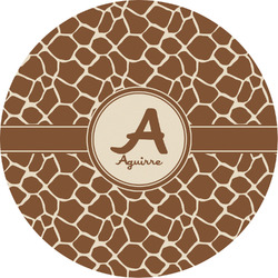 Giraffe Print Multipurpose Round Labels - 2" (Personalized)