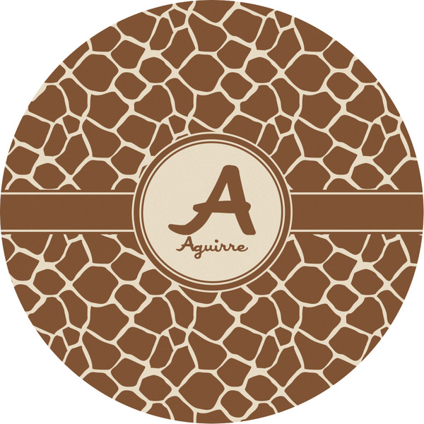 Custom Giraffe Print Multipurpose Round Labels - 2" (Personalized)