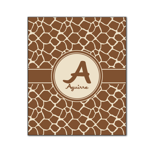 Custom Giraffe Print Wood Print - 20x24 (Personalized)