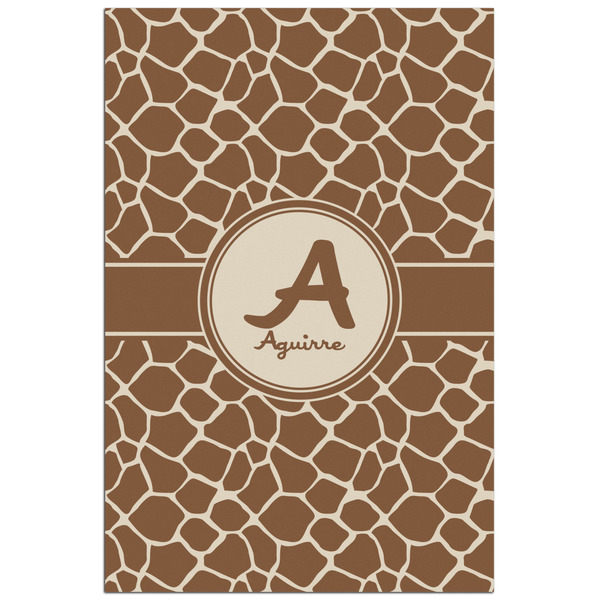 Custom Giraffe Print Poster - Matte - 24x36 (Personalized)