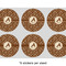 Giraffe Print 3" Multipurpose Round Labels - Sheet