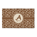 Giraffe Print 3' x 5' Patio Rug (Personalized)