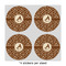 Giraffe Print 4" Multipurpose Round Labels - Sheet