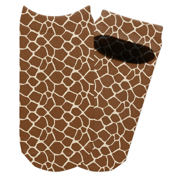 Custom Giraffe Print Adult Ankle Socks