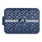 Giraffe Print Aluminum Baking Pan - Navy Lid - FRONT