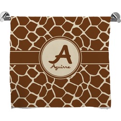 Giraffe Print Bath Towel (Personalized)