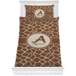 Giraffe Print Comforter Set - Twin XL (Personalized)