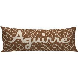 Giraffe Print Body Pillow Case (Personalized)